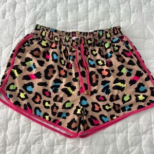 Colorful Jess Lea Leopard Print Women's Shorts